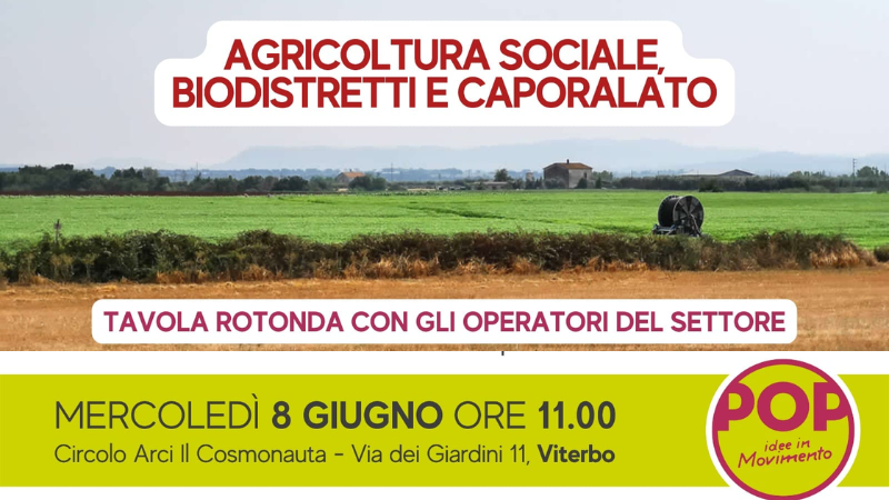POP Viterbo agricoltura sociale